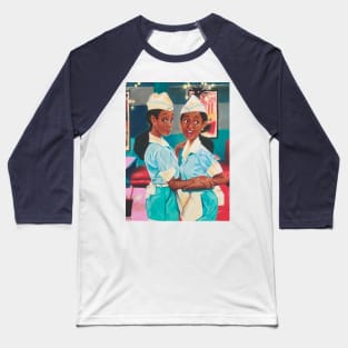 diner Twins Baseball T-Shirt